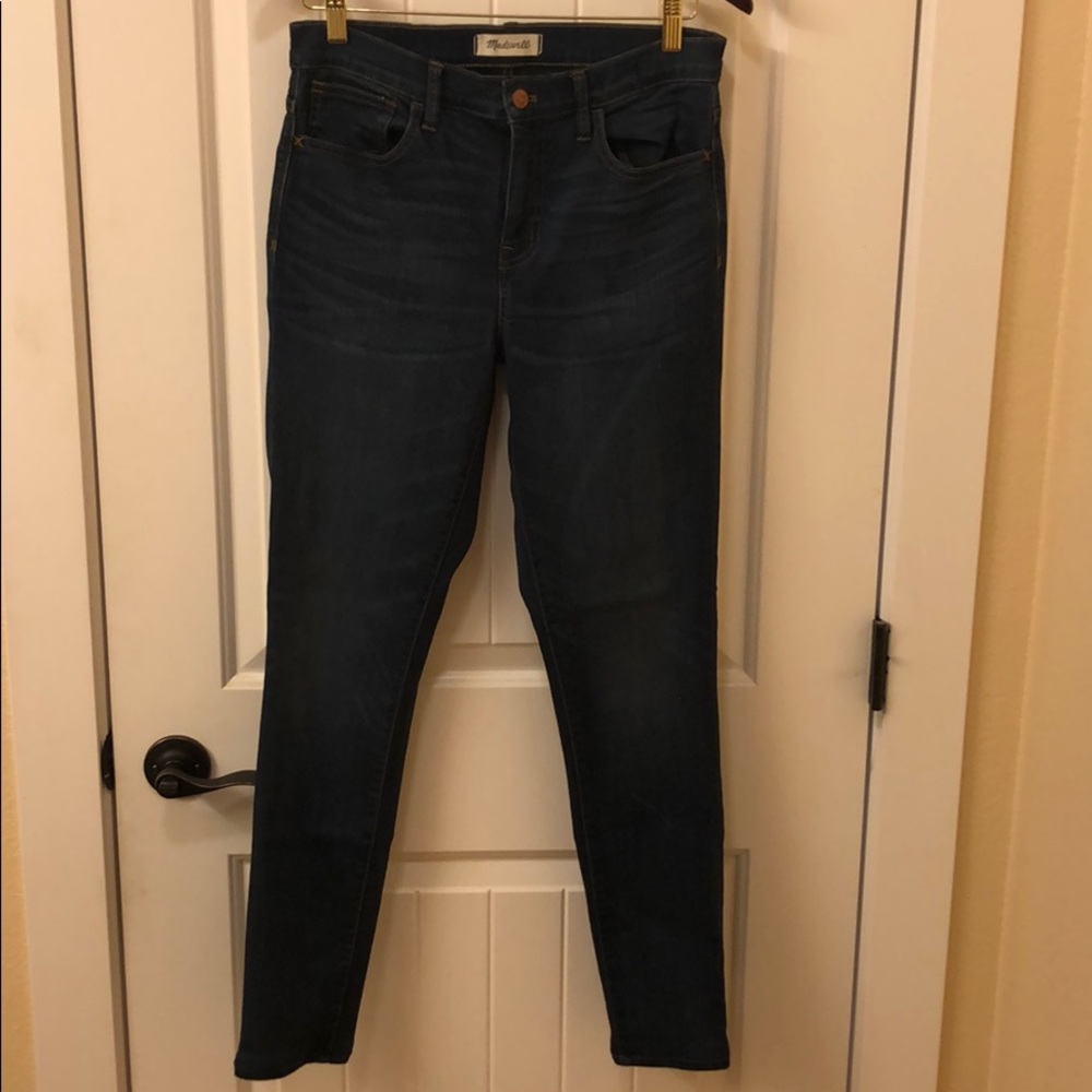 Dark wash Madewell Roadtripper jeans